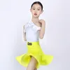 Stage Wear 8 Colors Latin Dance Performance Costume Children'S Samba Chacha Clothing For Girls Ballroom Clothes DWY9918