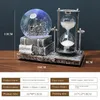 Zeitkristallkugel Sanduhr Antiquen Eiffelturm Turm Quicksand Luminöser Schneeball Kristallkugel Antike Glaskugel Tischdekoration