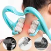 Neckmassager Plasttrycksterapi Lindrera hand/midja/ben rullmassager för nackskuldrigerpunkt