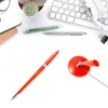 U75A Convenient and Style Desk Pen with Ball Chain Holder for Retailers and Offices