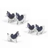 5 -stcs/set dieren schattige sledehonden siberische husky figuren moc bouwstenen speelgoed voor kinderen geschenken diy speelgoeddierdeel