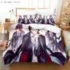 Bungo Stray Dogs Nakahara Chuuya sängkläder Set singel Twin Full Queen King Size Bed Set Anime Däcke Cover Pudow Case for Kids Gift