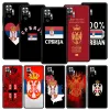 Flag Serbia per Xiaomi Redmi Nota 12 5G Telefono Custodia 10C 10 11 9 8 Pro Plus 9S 7 8T 9T 9A 8A 9C K50 K40 Copertina di silicone da gioco