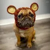 Costume de animal de compagnie de vêtements pour chiens pour chats chauds enveloppe douce enveloppe de capuche