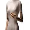 Capa de tecido feminino Mannequim de pano completo, base de acrílico de metal, exibição de casamento, rack ajustável, 4style, C010