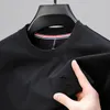 Herren T-Shirts Hochwertiges Luxus-T-Shirt 2024 Frühling Sommer O-Neck Delphin Stift Langarm koreanische Straße Mode Kleidung Top