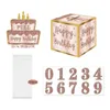 Подарочная упаковка День рождения коробка для денег для наличных вытягивающих коробок с днем рождения сюрприз вечеринки Decor Q4W6