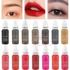 15ml Permanent Makeup Color Natural Eyebrow dye Plant Tattoo Ink Microblading Pigments For Tattoos Eyebrow Lips Eyelash Set