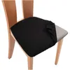 Couvre-chaise Couvre Elastic Force Seat Soft Colron Dacron Cover Cushion Dining Room