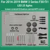 BMW 3 Serisi için Fit F30 F35 F31 GT / 4 Serisi 2014-2019 F32 F33 F34 F36 Yeni Ortam Işık Dekoratif Atmosfer Işık 11 Renk