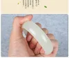 Decorative Figurines Nature Beautiful White Jade Bracelet Jadite Bangle Lucky Cool