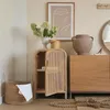 Rattan Living Room Cabinet Japanese Simple Bedside Cabinets Side Table for Bedroom Ins Homestay Storage Cage Wicker Nightstand