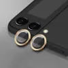 Metal Camera Lens Ring for Samsung Galaxy z Flip 4 5 5G Screen Protector Tempered Glass for Sansung Z Flip4 Back Lens Cover