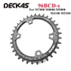 Deckas 96bcd Round Mountain Bicycle Priraring BCD 96mm 32/34/36/38T Plaque de couronne pour M7000 M8000 M4100 M5100 CRANK