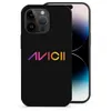 iPhoneのAVICIIロゴケース14 13 12 11プラスプロマックスミニXR 7 8電話カバーAVICII MUSIC ULTRA DJ EDM DUBSTEP SONG TIM BERG