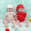 Ivita wg1562 42cm 2,74 kg 100% vol lichaam siliconen herboren babypop realistische tweelingen baby poppen voor kinderen kerstspeelgoed