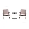 Utomhusbord och stolar Three-Piece Garden Furniture Set Courtyard Balcony Leisure Tables Stolar Patiomöbler Utomhusuppsättning