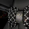Bling auto auto cuscino per cuscinetto di perle cristallo di peperoncino cuscinetto da filo da prua femminile ragazze accessori per interni auto