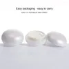 Butelki do przechowywania perły biały okrągłe napełnienie DIY Przenośna pusta butelka kremu do oczu Trwałe kosmetyczne pojemnik na ręczny fiolki próżniowe