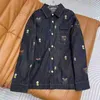 Jackets Designer de Jackets 2024 Primavera/Verão Novo Moda Casual Loose Bordado Top Coat Unissex ICWP