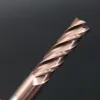 10Pcs HRC56 Tungsten Carbide End Mill 4mm 6mm 8mm 10mm 12mm 4 Flutes CNC Router Bit Milling Cutter Tools CNC Bit Metal Alloy