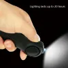 130 dB SON SON SON ALARME PERSONNELLE KECKEPLE LED LIGHT LED BRIGHT Self_Defense Emergency Alert Key Ring pour femmes enfants