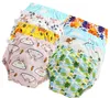 6st/mycket återanvändbara babyblöjor byxor tvättbara tyg blöjor spädbarn trosor mjuka för pojkar och flickor