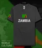 Republik Zambia Sambian Herren T -Shirts Fashion Jersey Nation Team 100 Baumwoll T -Shirt -Kleidung Tees Land mit Zmb x06214340658