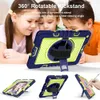 Tablet -PC -Koffer Taschen für iPad 10.2 2019 2020 2021 7th 8. 9. Gen A2197 A2602 Hülle rotbarer Handschultergurt Stoßdichter Kinder Safe Ständer 240411