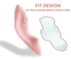 Invisible stimulatrice de gode portable clitoris à distance sans fil de vibratrice imperméable du silicone sexe pour couple Q06028787261