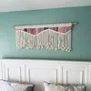 Macrame Home Decor oświadczenie Pieczek na ścianę nad łóżeczko akcent boho boho home dekoracje domowe ocieplenie się podarunek