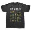 Agradecimentos engraçados cientistas Astronomia Biologia Química Galáxia Math Physics School Professor Ciência T-shirt de manga curta