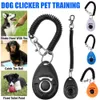 Pet Trainer Elastic Dog Training Clicker Indoor Outdoor Pet Puppy Kitten Training Clicker Trainer Animal Trainer Wrist Strap
