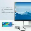 Stazioni 4 in 1 USB Tipo C HUB a Dual Monitor Docking Station 2 HDMicompatible PD Adattatore MST USB MST per MacBook Pro Samsung