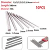 10pcs Bar ronde Srutkank Métrique HSS HSS High Speed Steel Rody Tool HSS Round Turning Tool Bar 1.5 / 2/2,5 / 3/3,5 / 4 mm