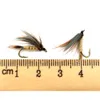 MNFT 10pcs 12 # Peacock Burnt Wing peut voler la truite de pêche à la truite Crochet barbelé