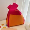 Bolsa de malha feita à mão, estilo japonês Mulheres temperamento Terceira bolsa mini bolsa de pulso