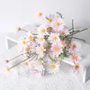 装飾的な花52cmホワイトデイジー非織りブーケ人工花長い枝高品質バレンタインデーホームデコレーションウェディング