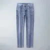 Мужские джинсы дизайнерские джинсы Spring Mens Jeans маленькие ноги Slim Fit Cotton Elastic Tid