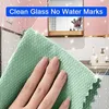 5st Fish Scale Cleaning Cloth Microfiber Rengöringdukar Fönster Glas Rengöring Rags Återanvändbara Wipes Home Kitchen Supplies