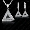 Boucles d'oreilles de collier Set Top Vendant 925 bijoux en argent sterling