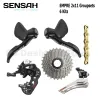 Sensah Empire 2x11 Speed ​​22s Drog Groupset 6 Zestaw R/L Shifter + Rd Wheerily + kaseta/łańcuchy aluminium 2x11v Empire Road Bike