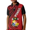 Samoa Kid Polo Shirt Happy Independence Day Samoan Red Pattern Summer Summer Camiseta con estampado 3D Camisetas para niños Camas