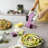 Manuell grönsaksark skivare bärbar säkerhet Fast Fruits Apple Slicer Potato Peeler Creative Veggie Sheet Slicer Kitchen Gadget