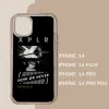 Sam och Colby XPLR Telefonfodral Transparent mjuk för iPhone 11 13 12 14 X XS XR Pro Max Mini Plus