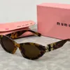 Sommerdesigner Sonnenbrille für Frauen mu ovales Luxusmonogramm Vaktion mit Originalbox