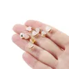 20st/Lot Love Heart Silicone Earring Back Smycken Tillbehör Wolesale Caps Copper Plating Earring Stoppers Anti-allergiska