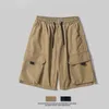 Men's Shorts Men Military Cargo Casual Big Pocket Sports Loose Multi Fashion Khaki Patchwork Wide Leg Knee Length