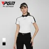 PGM Summer Women Golf Maglietta a maniche corte Shirt Sports Sports Abiti sottili Abbigliamento da tennis da golf traspirato da golf yf560