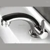 Bathroom Sink Faucets Deck Mounted Brushed Nickel 304 Stainless Steel Single Cold Faucet Hole Handle Basin J17038